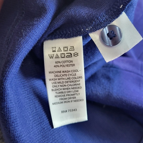 Christian Lacroix Men's Purple Striped Short Sleeve Button Up Shirt Size L - Picture 8 of 8